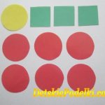 Application of geometric shapes: in kindergarten and master class for preschoolers