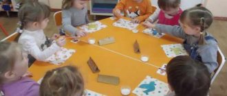 Children make bird applique