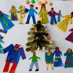 Summary of collective creativity on the application “Children dance around the Christmas tree” with children of senior preschool age