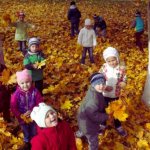 Autumn in kindergarten